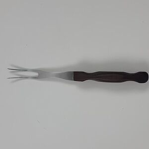 Cutco #26 Vintage Turning Fork Classic Brown Handle Made in USA